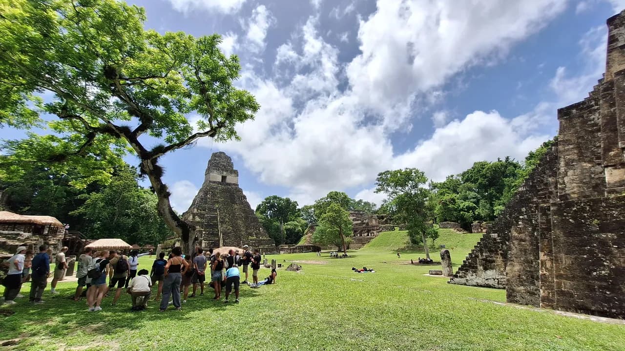 Temple of the Great Jaguar at Tikal National Park